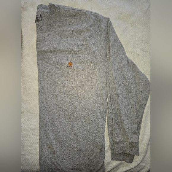 Carhartt Gray and Tan Pocket Tees - Picture 2 of 2